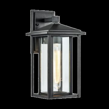 Caldwell One Light Wall Sconce in Matte Black by Matteo Lighting