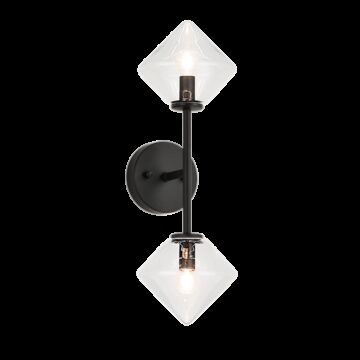 Matteo Novo 2 Light Wall Sconce In Black