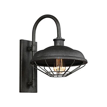 Generation Lighting Lennex 17.25" Outdoor Wall Lantern in Slate Grey Metal