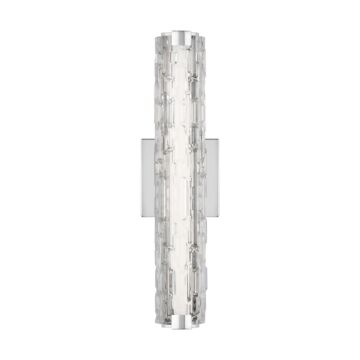 Cutler LED Wall Sconce in Chrome by Visual Comfort Studio