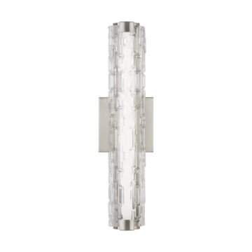 Cutler LED Wall Sconce in Satin Nickel by Visual Comfort Studio