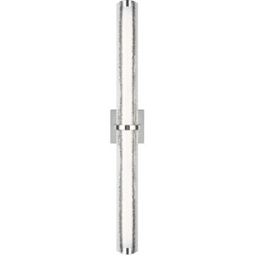 Cutler LED Vanity in Chrome by Visual Comfort Studio