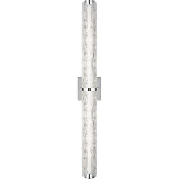 Cutler LED Vanity in Chrome by Visual Comfort Studio