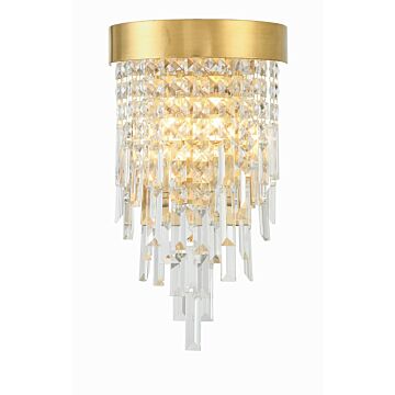 Winfield Two Light Wall Sconce in Antique Gold by Crystorama