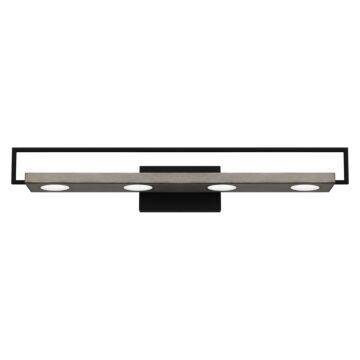 Winnett LED Bath in Matte Black by Quoizel