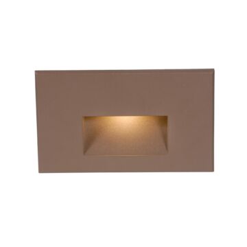 LEDme 1-Light LED Step and Wall Light in Bronze with Aluminum