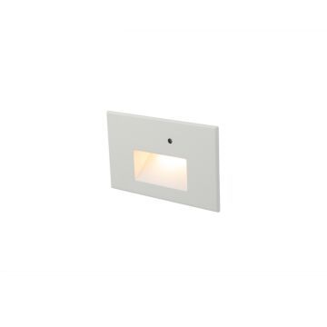 Step Light With Photocell LED Step and Wall Light in White on Aluminum by W.A.C. Lighting