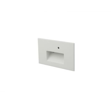 Step Light With Photocell LED Step and Wall Light in White on Aluminum by W.A.C. Lighting