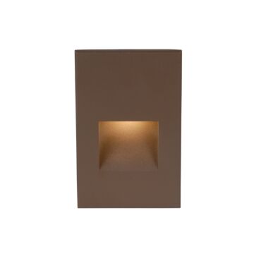 LEDme 1-Light LED Step and Wall Light in Bronze with Aluminum