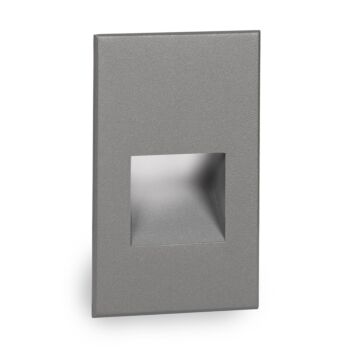 LEDme 1-Light LED Step and Wall Light in Graphite with Aluminum
