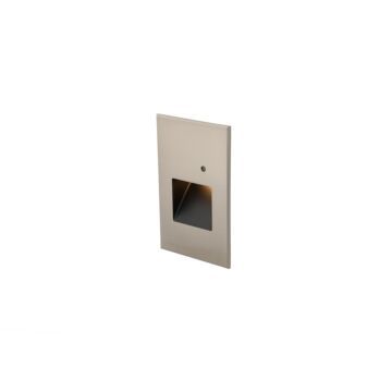Led20 Vert LED Step and Wall Light in Brush Nickel on Aluminum by W.A.C. Lighting