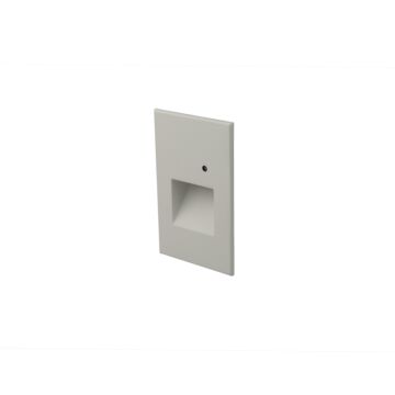 Step Light With Photocell LED Step and Wall Light in White on Aluminum by W.A.C. Lighting