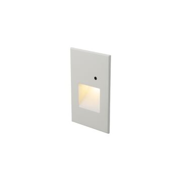 Step Light With Photocell LED Step and Wall Light in White on Aluminum by W.A.C. Lighting