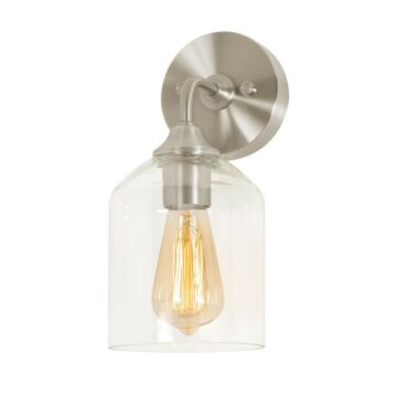 William One Light Wall Sconce in Satin Nickel by AFX Lighting