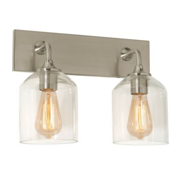 William Two Light Vanity in Satin Nickel by AFX Lighting