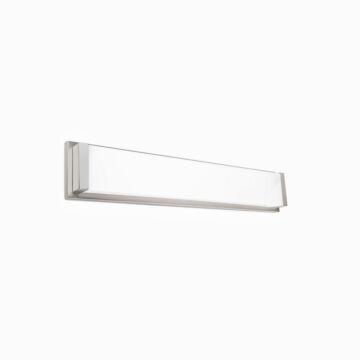 Metro 1-Light LED Bathroom Vanity Light in Brushed Nickel