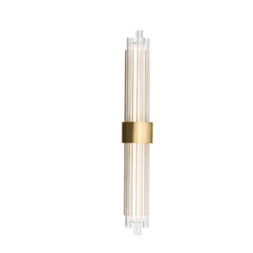 Luzerne 1-Light LED Bathroom Vanity Light in Aged Brass