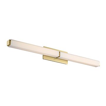  Vogue Bathroom Vanity Light in Brushed Brass