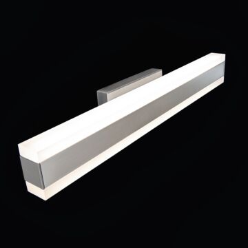 Cinch 2-Light LED Bathroom Vanity Light in Brushed Nickel