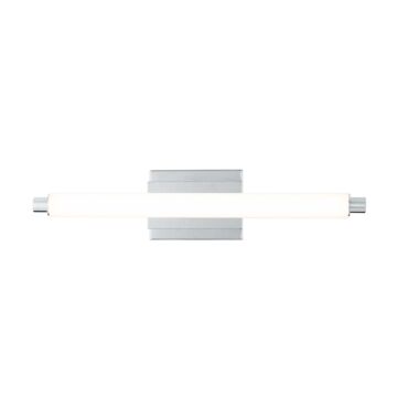 Vista 1-Light LED Bathroom Vanity Light in Chrome