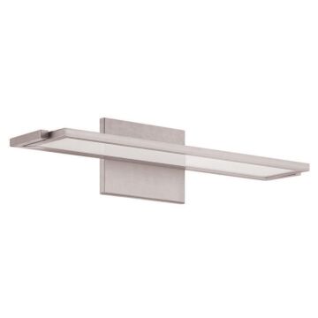 Line 1-Light LED Bathroom Vanity Light in Brushed Aluminum