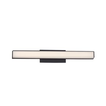 Brink 1-Light LED Bathroom Vanity Light in Brushed Black