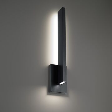 Mako 2-Light LED Outdoor Wall Sconce in Black