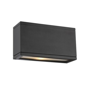 Rubix 1-Light LED Wall Light in Black