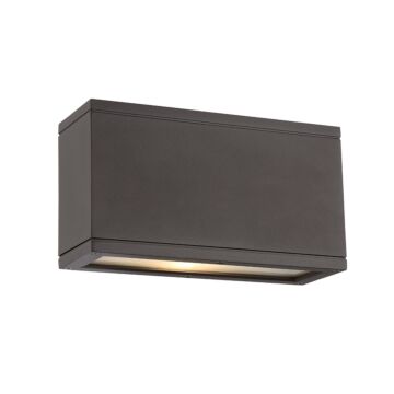 Rubix 1-Light LED Wall Light in Bronze