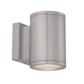 Tube 1-Light LED Wall Light in Brushed Aluminum