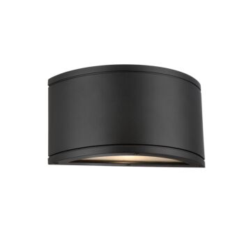 Tube 1-Light LED Wall Light in Black