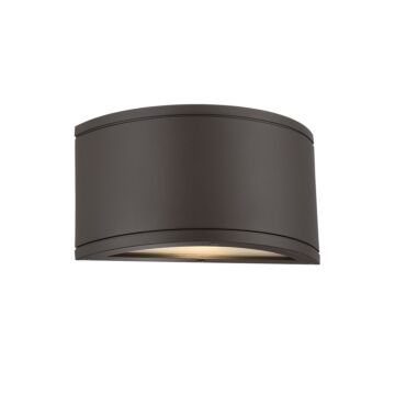 Tube 1-Light LED Wall Light in Bronze
