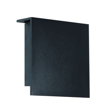  Square Outdoor Wall Light in Black
