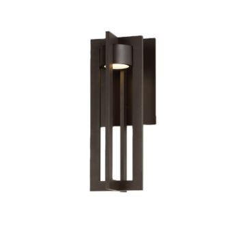Chamber 1-Light LED Wall Light in Bronze