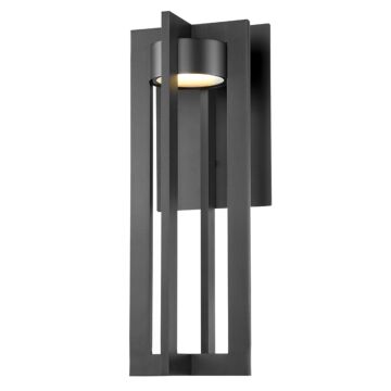 Chamber 1-Light LED Wall Light in Black