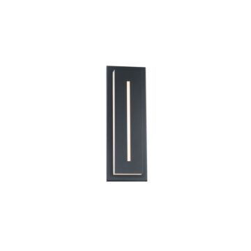 Midnight 1-Light LED Outdoor Wall Sconce in Black
