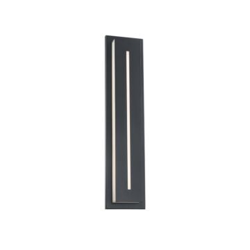 Midnight 1-Light LED Outdoor Wall Sconce in Black