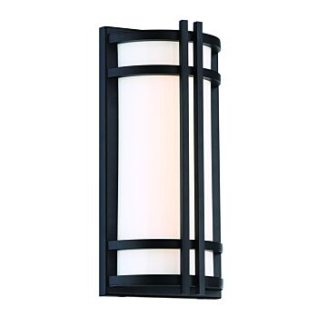  Skyscraper Outdoor Wall Light in Black