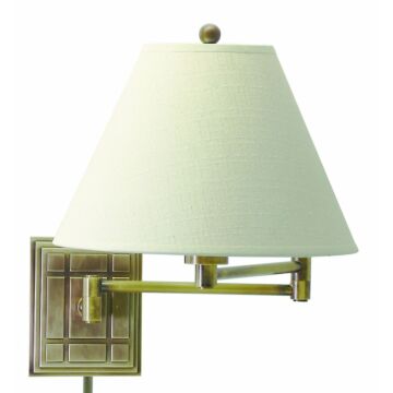 Wall Swing One Light Wall Sconce in Antique Brass by House of Troy