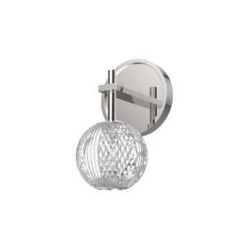 Marni LED Bathroom Fixture in Polished Nickel by Alora