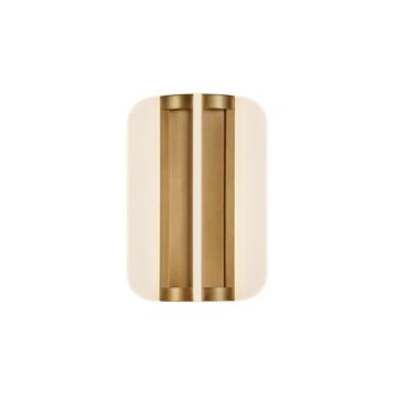 Anders LED Vanity in Vintage Brass by Alora