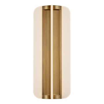 Anders LED Vanity in Vintage Brass by Alora