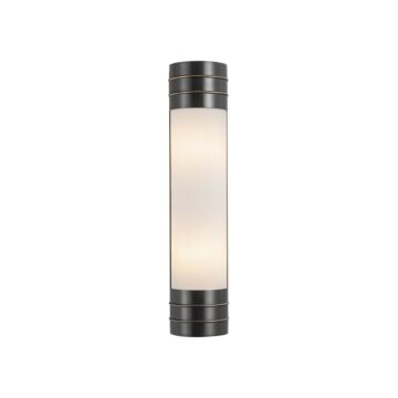 Willard Two Light Vanity in Urban Bronze Opal Matte Glass by Alora