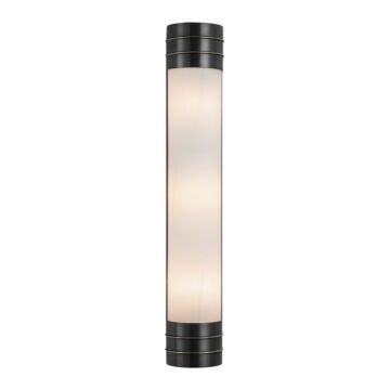 Willard Three Light Vanity in Urban Bronze Opal Matte Glass by Alora