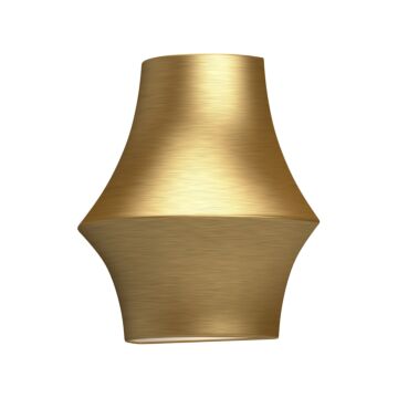 Emiko One Light Vanity in Brushed Gold by Alora