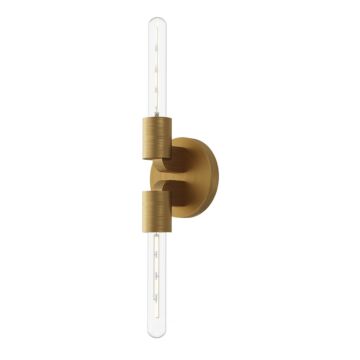 Claire Two Light Wall Sconce in Aged Gold by Alora