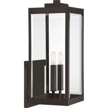 Westover Two Light Outdoor Wall Mount in Western Bronze by Quoizel