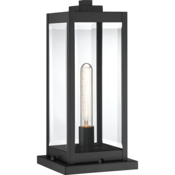 Westover One Light Outdoor Lantern in Earth Black by Quoizel