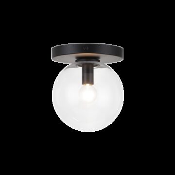 Cosmo One Light Wall Sconce Ceiling Mount in Black by Matteo Lighting