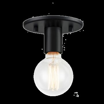 Kasa One Light Wall Sconce Ceiling Mount in Black by Matteo Lighting